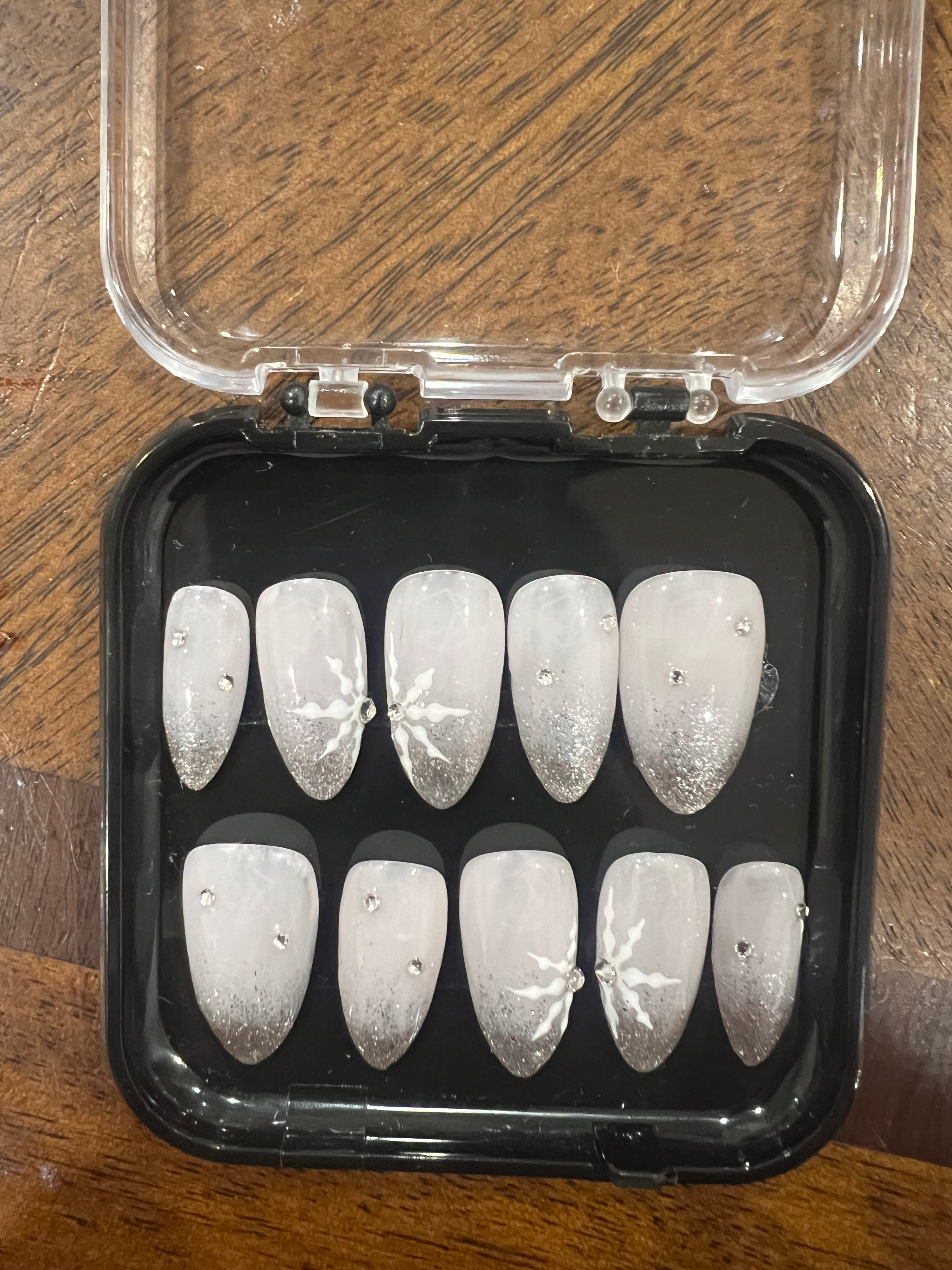 Silver Frost Marble Set